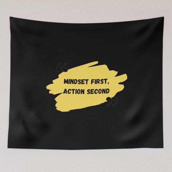 Item preview, Mindset First Action Second designed and sold by Rana1993.