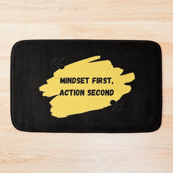 Item preview, Mindset First Action Second designed and sold by Rana1993.