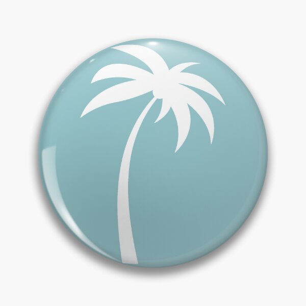 Item preview, Summer white and blue palm tree t-shirt designed and sold by ElizabethCoelho.