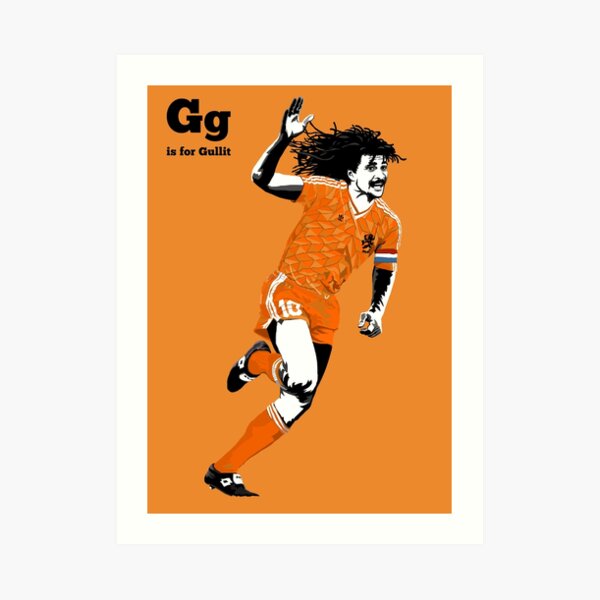 G is for Gullit Art Print
