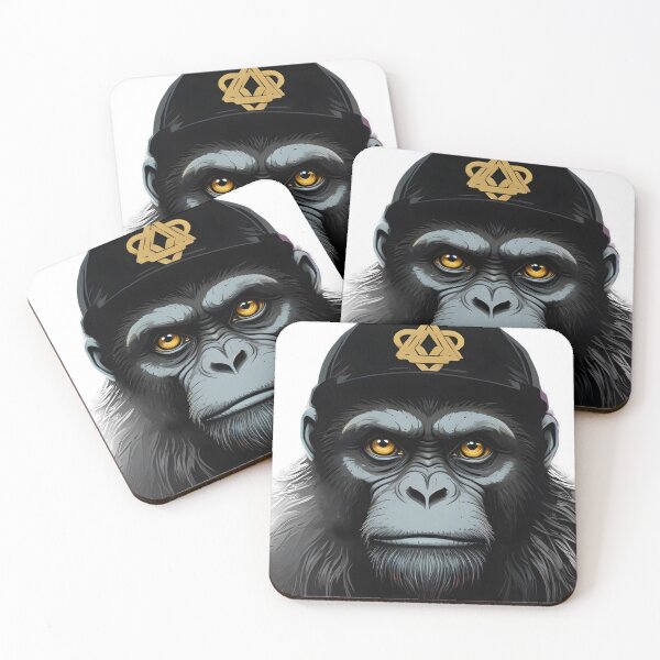 Item preview, hacker monkey with hat designed and sold by david stigler.