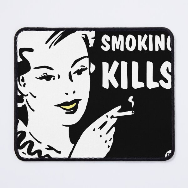 Item preview, SMOKING KILLS LOOK COOL designed and sold by TODD GOLDMAN.