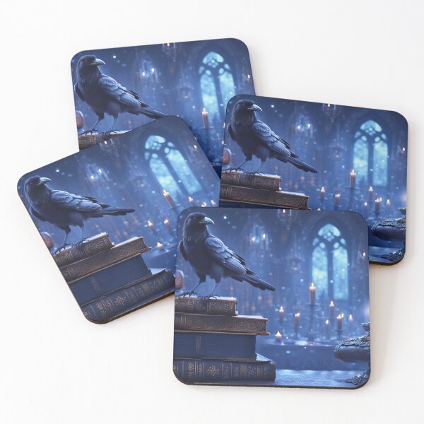 Item preview, Mystical Raven and Magic Books Gothic Candles designed and sold by Stephanie Laird.