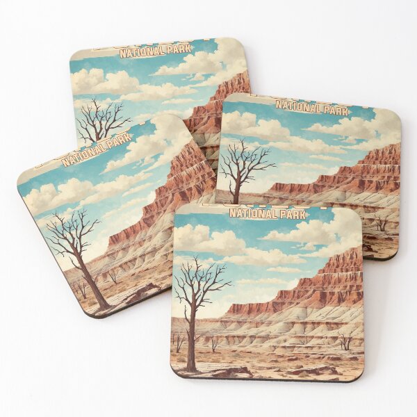 Item preview, Petrified Forest National Park USA Vintage Travel Tourism  designed and sold by TravelersGems.