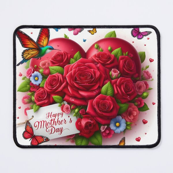 Item preview, Heart for Mother's Day 2024 with 3D Roses designed and sold by sofia1971.