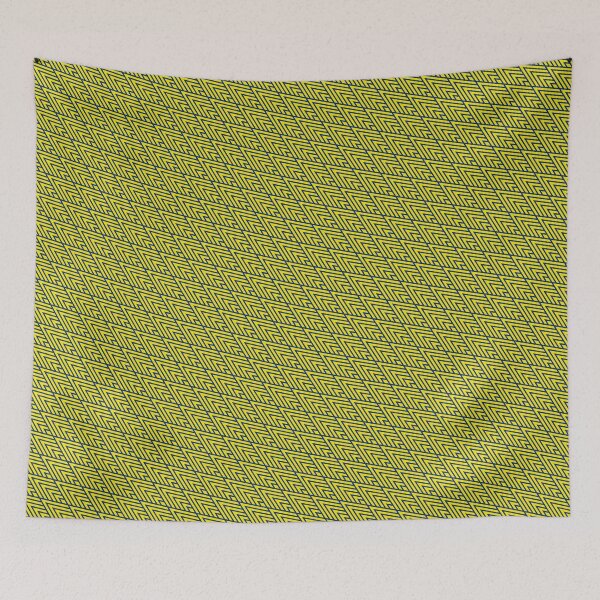 Item preview, Yellow Blue Triangle Diamond Pointer Arrows Coherent Drafts designed and sold by Alchemy-A-La-G.