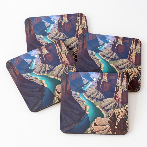 Artikelvorschau, The Grand Canyon Colorado River Landscape entworfen und verkauft von TheArtOfPat.
