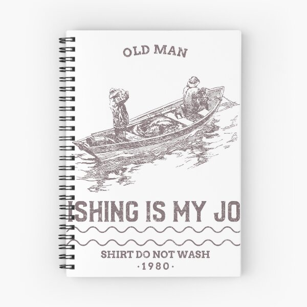 Item preview, "fishing is my job" Vintage design - 80s - Sail Lovers - Ship Lovers - Boat - Sailing - Fishing - Vintage designed and sold by DeCodeArtShop.