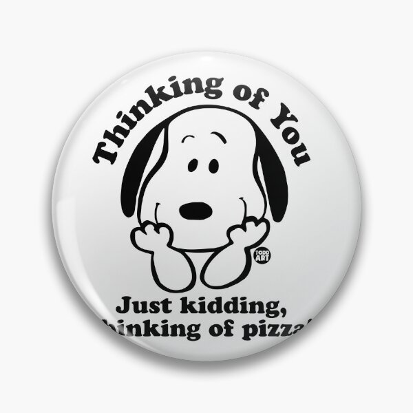 Artikelvorschau, SNOOPY thinking of pizza entworfen und verkauft von TODD GOLDMAN.