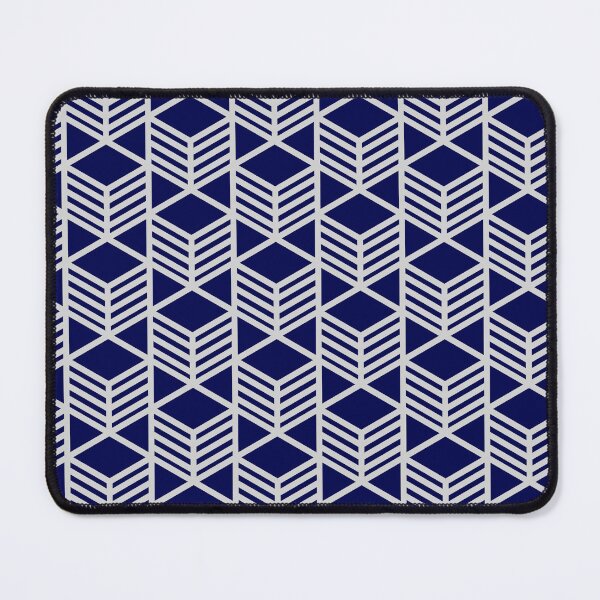 Item preview, Air Force Blue & Silver Diamond Chevron Coherent Drafts designed and sold by Alchemy-A-La-G.