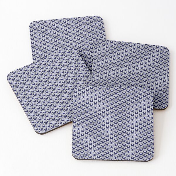 Item preview, Air Force Blue & Silver Diamond Chevron Coherent Drafts designed and sold by Alchemy-A-La-G.