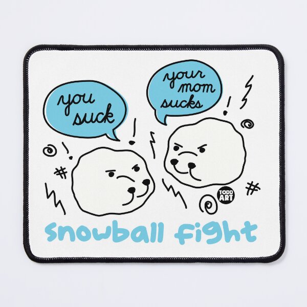 Item preview, SNOWBALL FIGHT designed and sold by TODD GOLDMAN.
