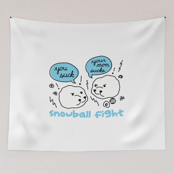 Item preview, SNOWBALL FIGHT designed and sold by TODD GOLDMAN.