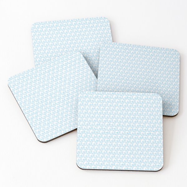 Item preview, Blue & White Diamond Chevron Arrows Triangles Coherent Drafts designed and sold by Alchemy-A-La-G.
