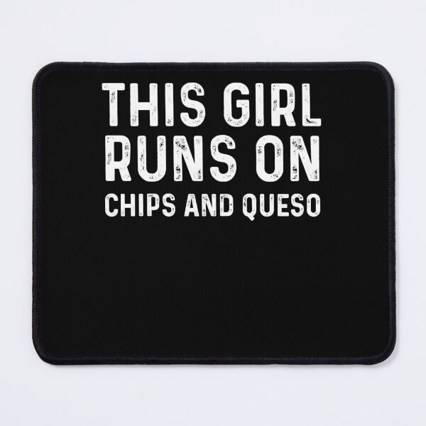 Item preview, This Girl Runs On Queso and Chips, Cinco de Mayo, Muscle Tank Fitness Gym Lifting designed and sold by Soul-Inspirer.