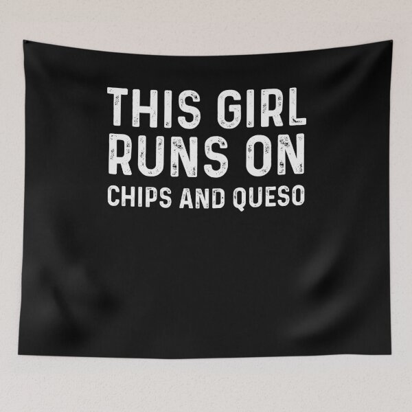 Item preview, This Girl Runs On Queso and Chips, Cinco de Mayo, Muscle Tank Fitness Gym Lifting designed and sold by Soul-Inspirer.