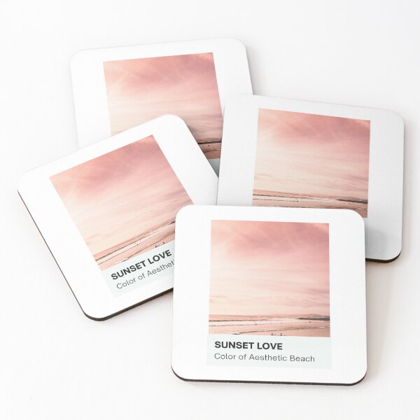 Item preview, Pantone love for aesthetic pink sunset designed and sold by ElizabethCoelho.