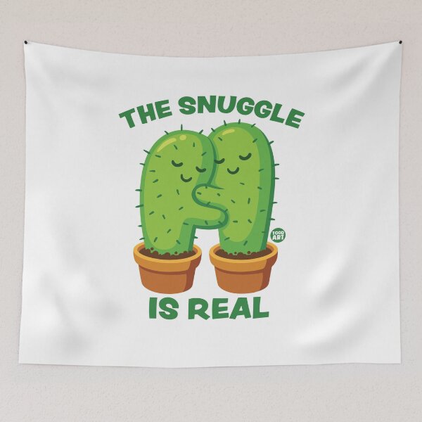 Item preview, SNUGGLE IS REAL CACTUS designed and sold by TODD GOLDMAN.