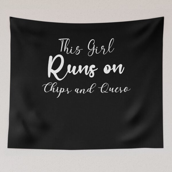 Item preview, This Girl Runs On Queso and Chips, Cinco de Mayo, Muscle Tank Fitness Gym Lifting designed and sold by Soul-Inspirer.