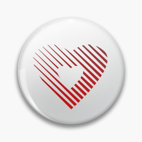 Item preview, Line Heart designed and sold by Nunaprettyshop.