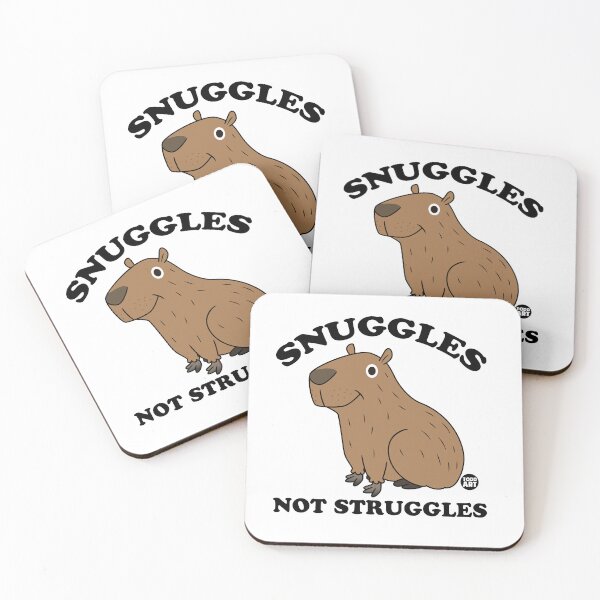Item preview, SNUGGLES NOT STRUGGLES CAPYBARA designed and sold by TODD GOLDMAN.