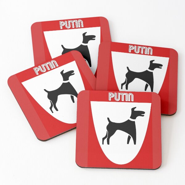 Item preview, Putin (Dog Bin) designed and sold by The Rainbow Rebel Collective.