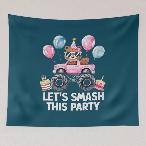 Item preview, LET'S SMASH THIS PARTY - BIRTHDAY BEAVER GIRL designed and sold by justyna-s28.