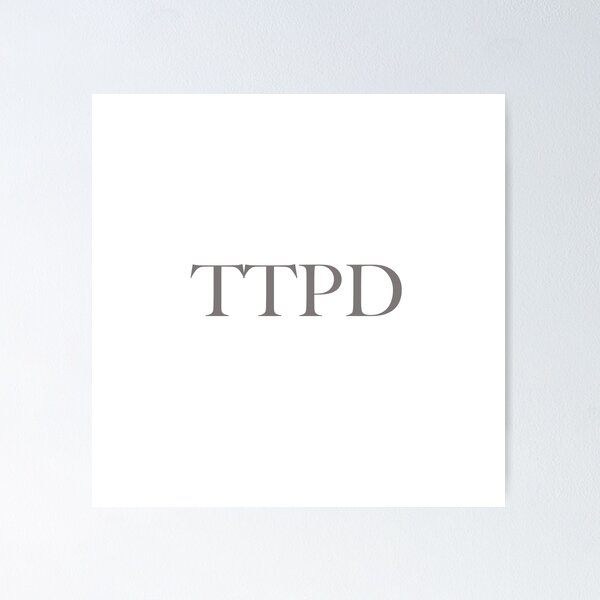 Item preview, Ttpd sticker ts taylor Ttpd sticker ts taylor designed and sold by insolation-art.
