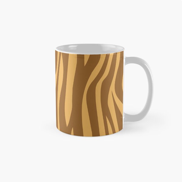 Item preview, Orange & Brown Zebra Animal Stripe Print Coherent Drafts designed and sold by Alchemy-A-La-G.