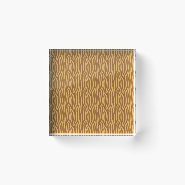 Item preview, Orange & Brown Zebra Animal Stripe Print Coherent Drafts designed and sold by Alchemy-A-La-G.