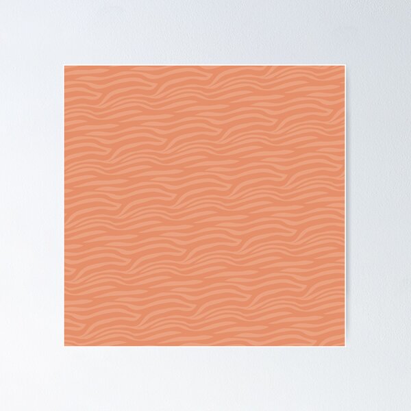 Item preview, Dual Peach Zebra Animal Stripe Print Coherent Drafts designed and sold by Alchemy-A-La-G.