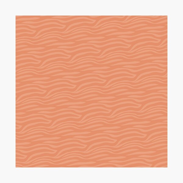 Item preview, Dual Peach Zebra Animal Stripe Print Coherent Drafts designed and sold by Alchemy-A-La-G.