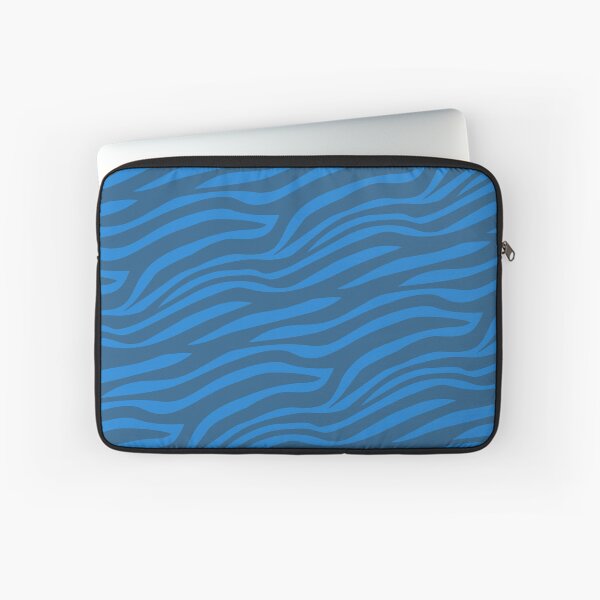 Item preview, Dual Blue Zebra Animal Stripe Print Coherent Drafts designed and sold by Alchemy-A-La-G.