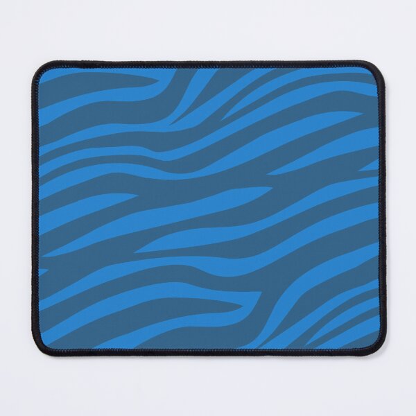 Item preview, Dual Blue Zebra Animal Stripe Print Coherent Drafts designed and sold by Alchemy-A-La-G.