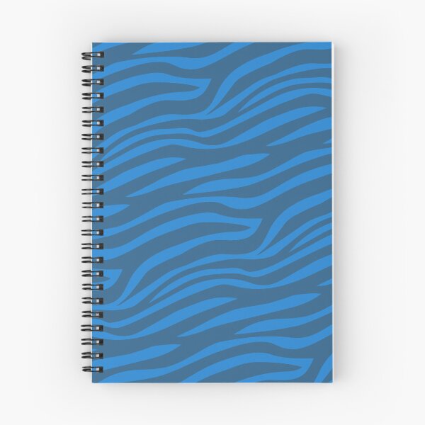 Item preview, Dual Blue Zebra Animal Stripe Print Coherent Drafts designed and sold by Alchemy-A-La-G.