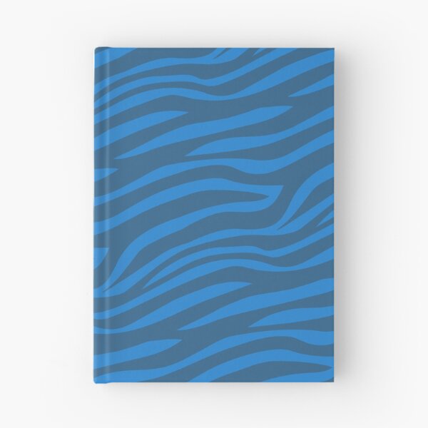 Item preview, Dual Blue Zebra Animal Stripe Print Coherent Drafts designed and sold by Alchemy-A-La-G.