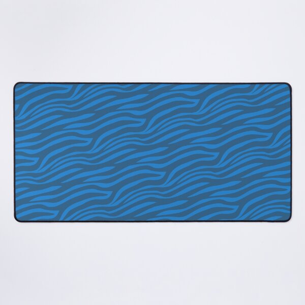 Item preview, Dual Blue Zebra Animal Stripe Print Coherent Drafts designed and sold by Alchemy-A-La-G.