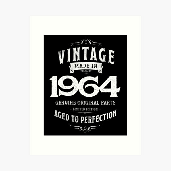 Item preview, Perfection Birthday 1964 54th Grandma Grandpa Vintage designed and sold by roarr.