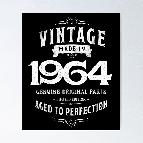 Item preview, Perfection Birthday 1964 54th Grandma Grandpa Vintage designed and sold by roarr.