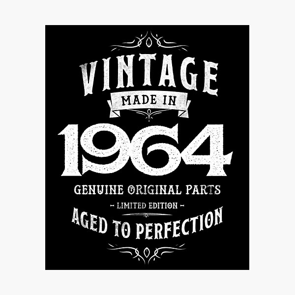 Item preview, Perfection Birthday 1964 54th Grandma Grandpa Vintage designed and sold by roarr.