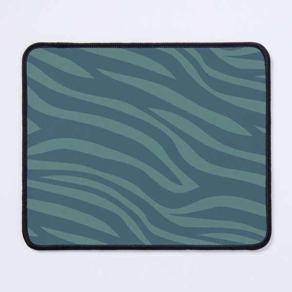 Item preview, Blue Green Zebra Animal Stripe Print Coherent Drafts designed and sold by Alchemy-A-La-G.
