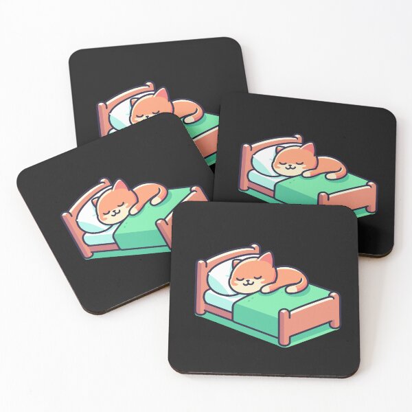 Item preview, Cute sleeping cat designed and sold by SekoOne.