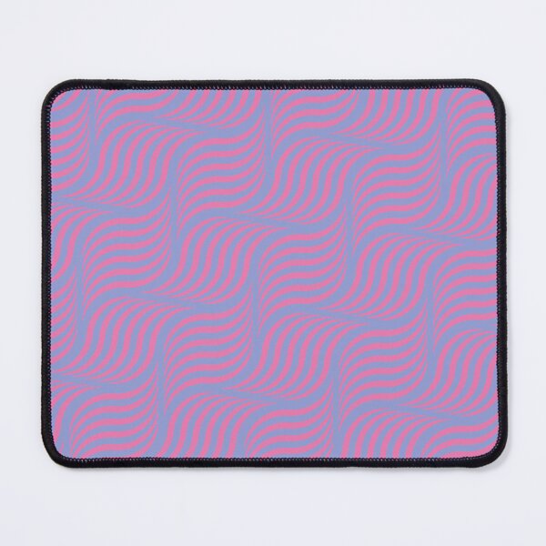 Item preview, Purple Pink Curved Wave Stripes Ornament Coherent Drafts designed and sold by Alchemy-A-La-G.