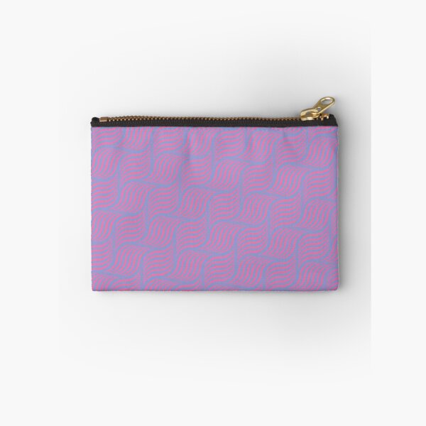 Item preview, Purple Pink Curved Wave Stripes Ornament Coherent Drafts designed and sold by Alchemy-A-La-G.