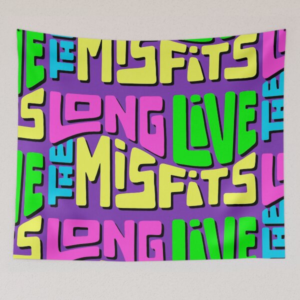 Item preview, Long Live The Misfits Word Art designed and sold by Unhinged Heather.