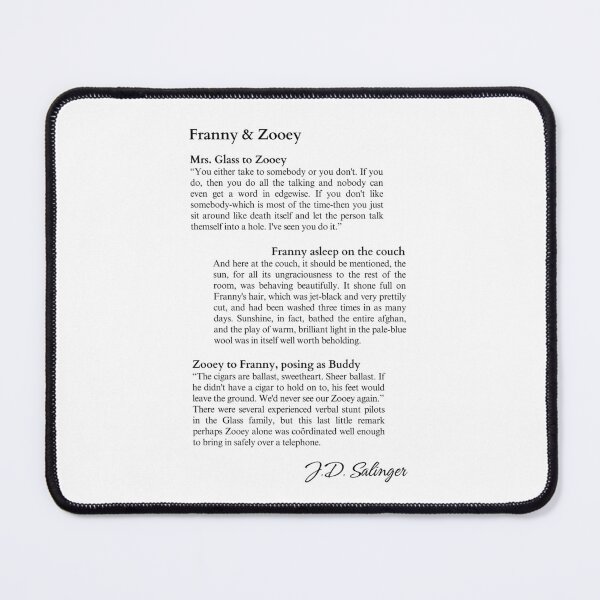 Item preview, Quotes from Salinger's Franny & Zooey designed and sold by SusanDee.