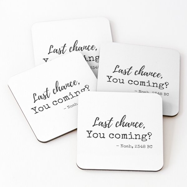 Item preview, Noah's Ark Humour - Black Text designed and sold by theprintplaceuk.