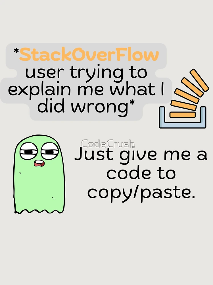 Thumbnail 6 of 6, Premium Oversized Hoodie, coding help on stackoverflow designed and sold by CodeCrush.