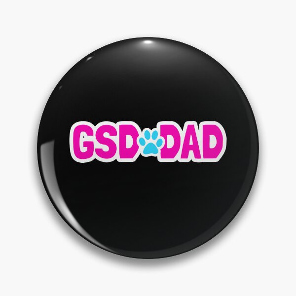 Item preview, GSD Dad Paw Summer Beach Gift designed and sold by Guarddogdrive.