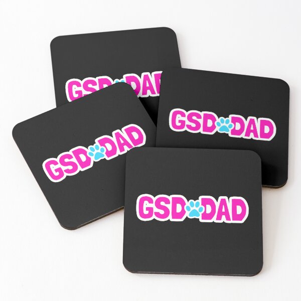Item preview, Regalo de playa de verano GSD Dad Paw designed and sold by Guarddogdrive.